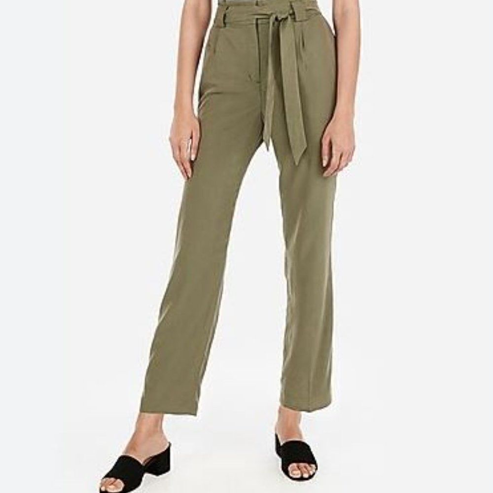 Express Ankle High Rise Pants Sz M